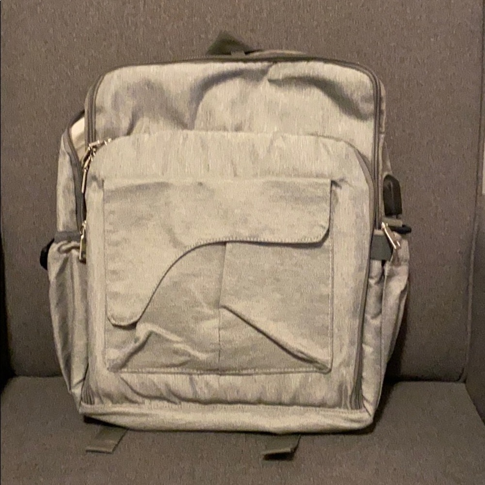 Diaper Bag w/ built in seat and charger